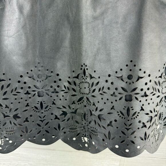 Marissa Webb Bristol Leather Eyelet Cut Adjustable Tank Top - Picture 6 of 10